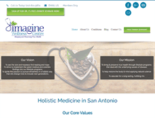 Tablet Screenshot of imaginewellnesscentre.com
